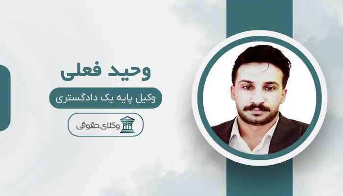 وحید فعلی بهترین وکیل امیرآباد