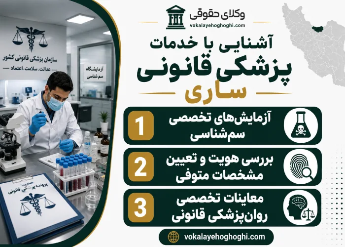 آشنایی با خدمات پزشکی قانونی ساری