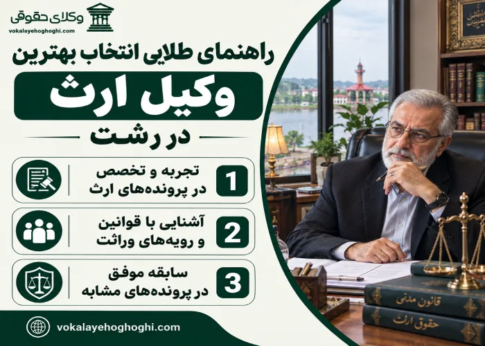 راهنمای طلایی انتخاب بهترین وکیل ارث در رشت